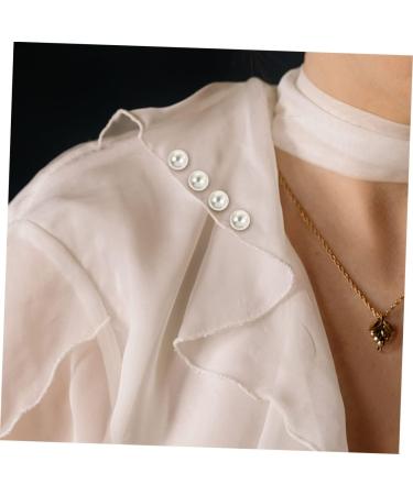 Hohopeti 150 Sets Pearl Claw Nails Faux Pearls Rivets Pearl Snap Decorative Rivets Jeans Crafting Supplies 1.2 White - Buy Online on GoSupps.com