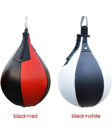 PU Leather Boxing Speed Ball for Gym MMA Workout - Black & White - Buy Online on GoSupps.com
