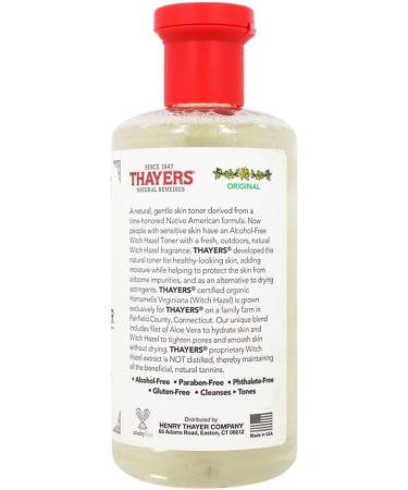 Thayer's Witch Hazel Original - Alcohol-Free 12 Fl Oz | Premium Skin Toner for All Skin Types - Buy Online on GoSupps.com