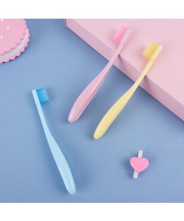 Minkissy 18-Part Hand Cleaning Brush Set | Children's Toothbrushes & Tooth Cleaning Tools | Pearl-Gloss Macaron Design - Buy Online on GoSupps.com