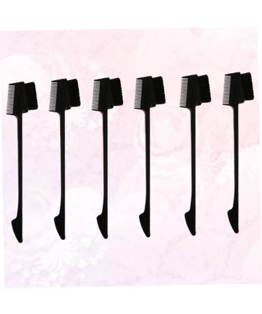 Housoutil 6pcs Eyelash Comb & Brow Brush Set - Multipurpose Eyebrow Spoolie & Lash Separator for Men & Women - Perfect for Mascara & Hair Teasing - Buy Online on GoSupps.com
