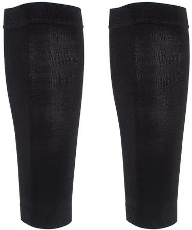 Wide Calf Compression Socks for Men & Women | Plus Size Shin Sleeves | Pain Relief & Varicose Vein Treatment | Black 7XL - Buy Online on GoSupps.com