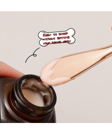 2 Pieces Rose Gold Eye Cream Applicator & Facial Roller Massage Tool - Eliminate Eye Fatigue - Ideal Gift for Women - Buy Online on GoSupps.com