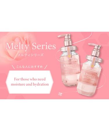 Honey Melty Moist Repair Shampoo & Treatment Set | Organic Deep Nourishment for Frizzy Wavy Curly Hair - International Shipping Available - Buy Online on GoSupps.com