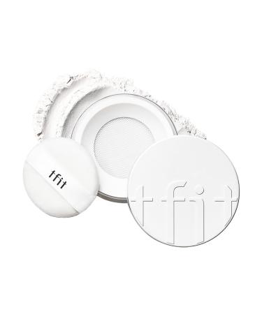 Translucent Set Finishing Powder - Sebum Control Face Loose Powder Matte & Silky Finish Lightweight Long-lasting Korean Makeup 0.24 Oz. (01 White 0.24 Oz.) 01 White 0.25 Ounce (Pack of 1)
