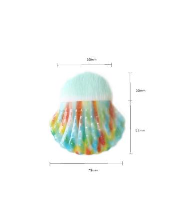 Shell Shape Makeup Brush for Women | Portable Foundation & Blush Brush | Travel-Friendly Cosmetic Tool - Buy Online on GoSupps.com