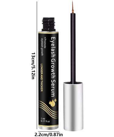 Eyelash Enhancer 5ml Lash Boost Lash Boosting to Grow Thicker Longer Eyelashes Eyelash Growth Enhancer for Women Girls Teksome Black Hot Stamping - Buy Online on GoSupps.com