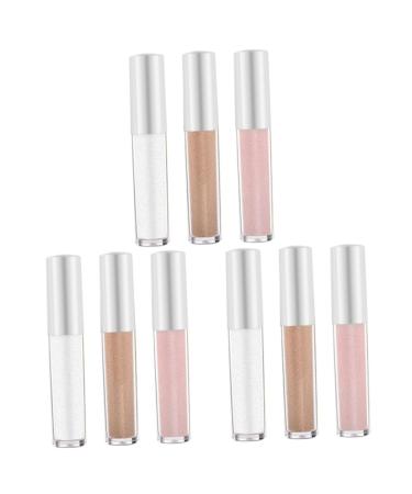 Didiseaon 9 Pcs Polarized Monochrome Eyeshadow Women Glitter Eyeshadow Eye Glitter Product Miss Liquid Plastic