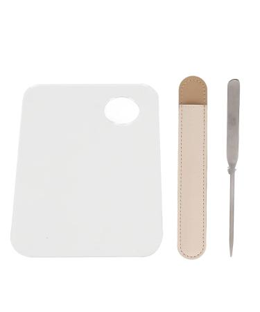 Stainless Steel Mixing Palette & Spatula Set | Korean Makeup & Nail Art Tool | Ergonomic & Portable Design | International Shipping - Buy Online on GoSupps.com