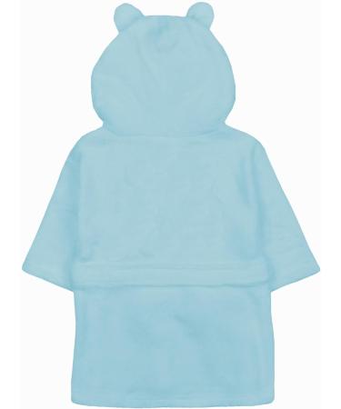 Personalised Kids Velvet Dressing Gown | Embroidered Gift Set | Blue 5-6 Years - Buy Online on GoSupps.com