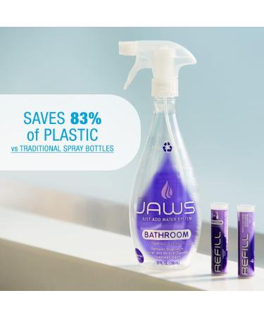 JAWS Foaming Bathroom Cleaner Refill Pods - 24 Pack | Eco-Friendly Refillable Cleaning Supplies for International Shipping - Buy Online on GoSupps.com