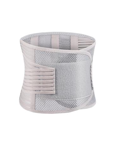 Tintower adjustable support belt for the lower back to relieve back pain compression belt lumbar support for herniated disc sciatica XL light for gray