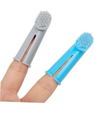 GANAZONO 2 Set 3pcs Toothbrush for Dog Toothpaste Toothbrush Pet Small Dog Toothbrush Pet Grooming - Buy Online on GoSupps.com