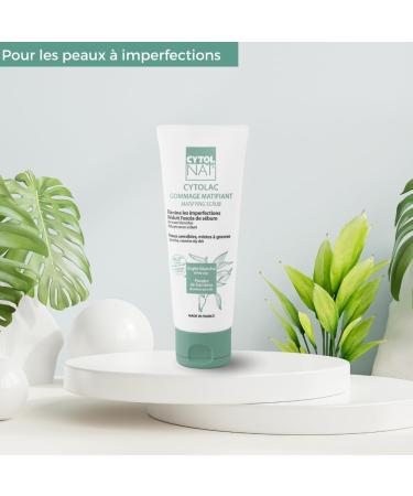CYTOLNAT - Cytolac Mattifying Scrub - Care for sensitive combination to oily skin - Eliminates imperfections - Reduces excess sebum - 75ml - Buy Online on GoSupps.com