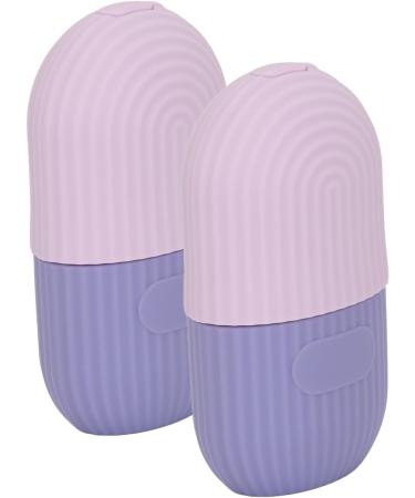 Buy Ice Facial Roller Set - 2 Elastic Ice Rollers for At-Home Use | Purple Color | Best Cooling Massage Tool for Glowing Skin - Buy Online on GoSupps.com
