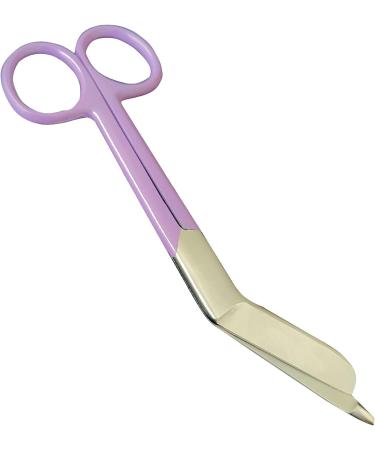 YSCARE Stainless Steel Bandage Scissors - 6.5 inch, Purple/Silver - Ideal for First Aid, Utility, Dressing, Student Nurse, Paramedic - Buy Online on GoSupps.com