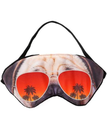 3D Cute Animal Sleep Mask - Soft Plush Cat Dog Eyeshade for Kids and Adults - Buy Online on GoSupps.com