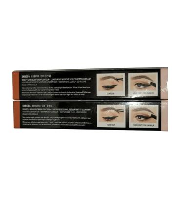NYX PROFESSIONAL MAKEUP Sculpt and Highlight Brow Contour Duo - Auburn/Soft Pink - Buy Online on GoSupps.com