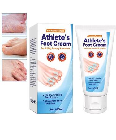 iTecFreely Athletes Foot Cream Fast & Effectively Athletes Foot Treatment Natural Ingredients Relief Inflamed and Feet Itchy Fungi Cure Cream