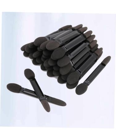 Baluue 150 Pcs Women Eyeshadow Brush Eye Shadow Applicator Double-end Eyeshadow Brushes Face Sponge Black - Buy Online on GoSupps.com