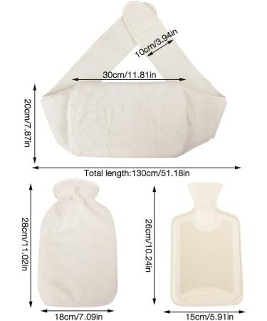 Buy Gobesty 3 in 1 Heat Bottle Belt - Luxurious Imitation Rabbit Hair for Neck Shoulders & Back - International Shipping Available - Buy Online on GoSupps.com