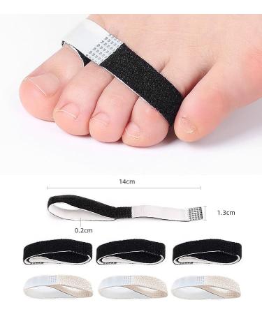 VIEEL Reusable Fabric Hammer Toe Wraps - Toe Corrector & Protectors (8 Pack) - Buy Online on GoSupps.com