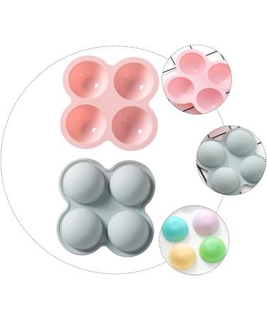 PRETYZOOM 2pcs Round DIY Home Cake Baking Mold Chocolate Molds Half for Premium Silicone Practical Making - Buy Online on GoSupps.com