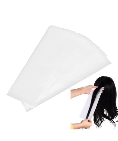 100 pieces of reusable hair wraps hair color paper hair tinting paper professional hair dye marking strips for salon hairdresser hairstylists