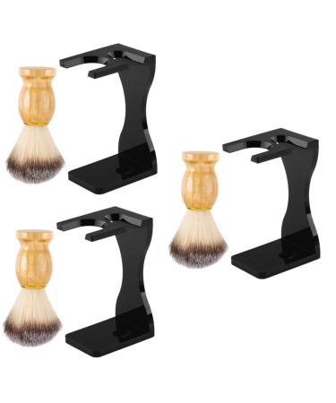FOMIYES 3 sets Razor Sazi Setting Hearing Suits Razor Brazil For Men Bartpinsula Razor Foam brushes Razor brush Razor Desk Desk Razor Hobs Razor Hobbel Stand
