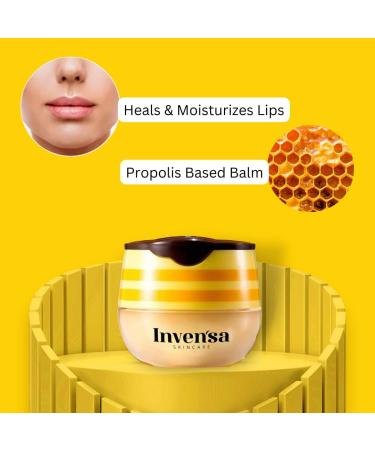 Hydrating Lip Balm for Moisturized Smooth Lips | Natural Glossy Lip Care - Honey 50g - Buy Online on GoSupps.com