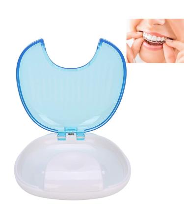 Sky Blue Waterproof Orthodontic Storage Case | Mouth Protection & Prosthesis Container for International Shipping - Buy Online on GoSupps.com