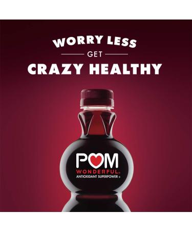 POM Wonderful 100% Pomegranate Juice 16 Fl Oz Bottle - Pack of 6 - Buy Online on GoSupps.com