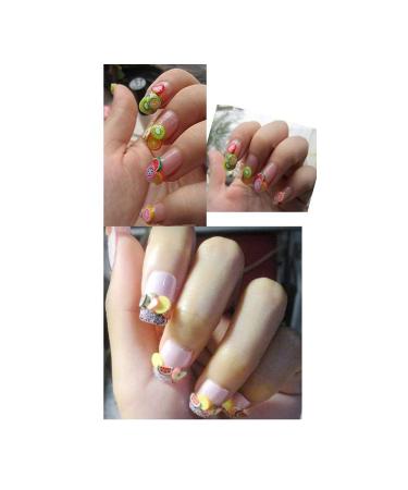 Warm Girl 100 Pcs/set 3D Nail Art Canes Polymer Clay Stickers for Acrylic UV Gel Manicures - Buy Online on GoSupps.com