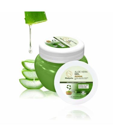 BEMT Aloe Vera & Neem Gel 100ml Lightweight Hydrating Gel for Face Hair & Body Refreshing & Soothing Feel Unisex