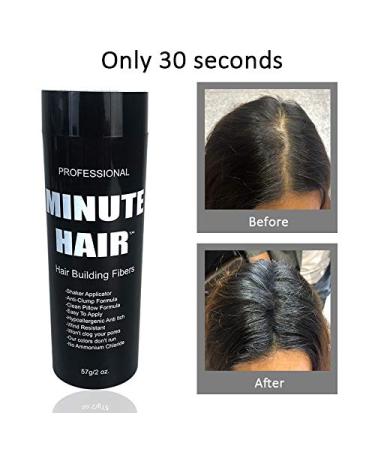 Biggie Sized 57g Dark Brown Hair Building Fibers Bottle - Refillable, High Grade Minute Fibers - Choose Your Color - Buy Online on GoSupps.com