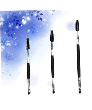 3pcs Professional Eyebrow Brush Set for Women | Ideal Makeup & Eyelash Beauty Brushes - Buy Online on GoSupps.com