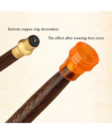 WoodeCane Solid Walking Stick WoodeCane Old MaRound Head Solid Wood GentlemaCrutches Walking Stick Handcuffs Walker Wenge for Elderly Senio Run forward - Buy Online on GoSupps.com