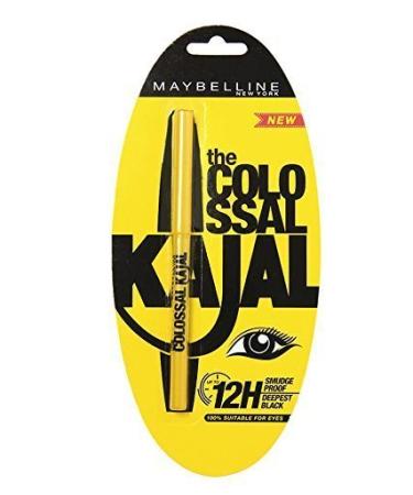 Maybelline Colossal Black Kajal - Pack of 10 By Dodo Store