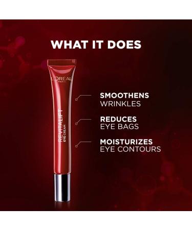 L'Oreal Paris Revitalift Triple Action Eye Cream 15ml - Targeted Eye Treatment - Buy Online on GoSupps.com