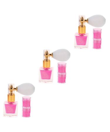 FOMIYES 3 Sets Glitter Powder Face Paint Makeup Cosmetic Shimmer Body Highlighter Powder Make up Dusting As Shown 2x3pcs 7.4X6.8CMx3pcs