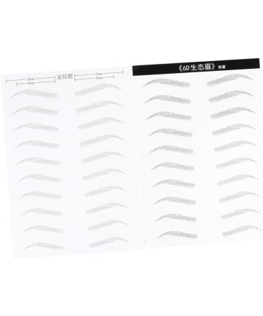 Balacoo 4 Sheets Pairs Makeup Tools Realistic Eyebrow Transfer Eyebrow Stickers Eyebrow Trimming 4d The Lazy - Buy Online on GoSupps.com