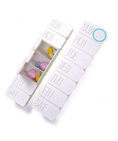 Pcs Pill Box 7 Day Tablet Pill Case Medicine Organizer Medicine Vitamin Holder Pill Plastic Case for Travel Use Day