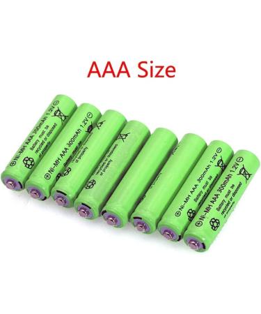 20 Packs 1.2V AAA 300mAh Ni-MH Rechargeable Batteries for Solar Lights Outdoor Garden Solar Light Lamp - Buy Online on GoSupps.com