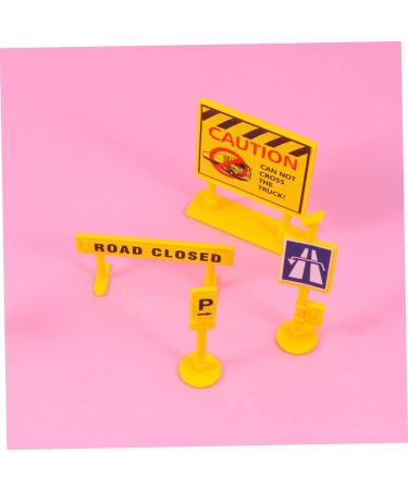 Fireman Birthday Cake Toppers - Kids Cupcake Decorations Set with Road Sign Picks - Firefighter Theme Party Supplies - Buy Online on GoSupps.com