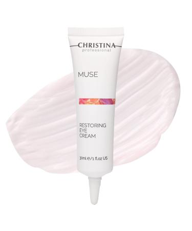 -CHRISTINA- Muse Restoring Eye Cream | Diminishes Fine Lines Dark Circles and Signs of Aging | Formulated with Peptides for Lasting Rejuvenation 30ml