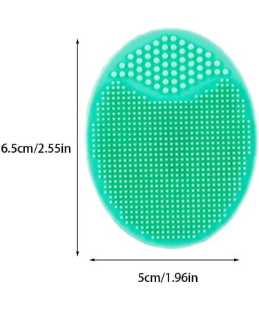 rongweiwang Face Scrubber Silicone Facial Clean Brush Exfoliating Brushes Scrubbing Exfoliator Pad Skin Scrubbers for Home Black - Buy Online on GoSupps.com