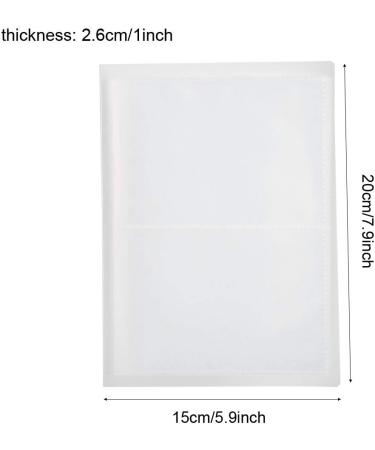 20 Pages Nail Sticker Album Nail Sticker Decal Collecting Albums Storage Holder Nail Art Display Showing Book Stamp Bag Organizer for Manicurists Nail Shops - Buy Online on GoSupps.com