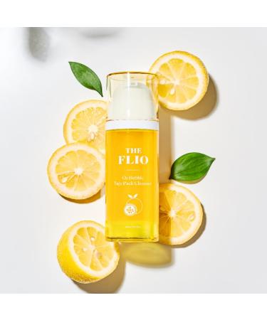 THE FLIO Yuja Extract Oxygen Bubble Cleanser | Deep Pore Care for Radiant Hydrated Skin - 120ml 3.72 Fl Oz (Pack of 1)