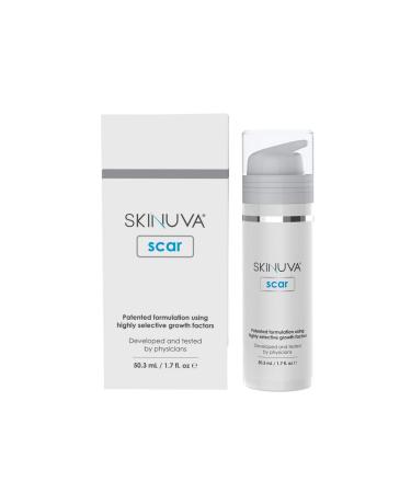 Skinuva® Next Generation Scar Cream - Advanced Scar Removal Cream Formulated with Growth Factors (1.7 oz) 1.7 Fl Oz (Pack of 1)