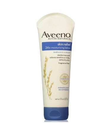 Aveeno Skin Relief 24-Hour Moisturizing Lotion for Sensitive Skin with Natural Shea Butter & Triple Oat Complex - 8 fl. oz